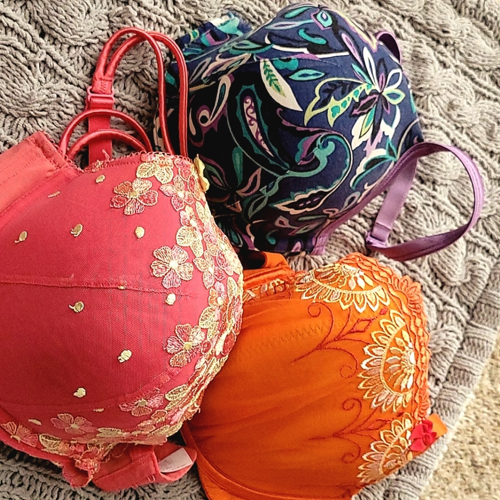 Lot of 3 cacique bras